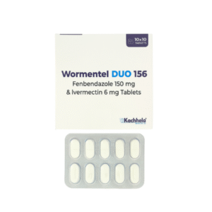 Wormentel DUO 156 (Fenbendazole 150mg & Ivermectin 6mg) Tablets