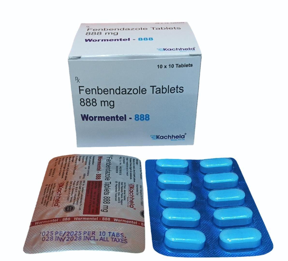 Fenbendazole 888Mg (Wormentel)